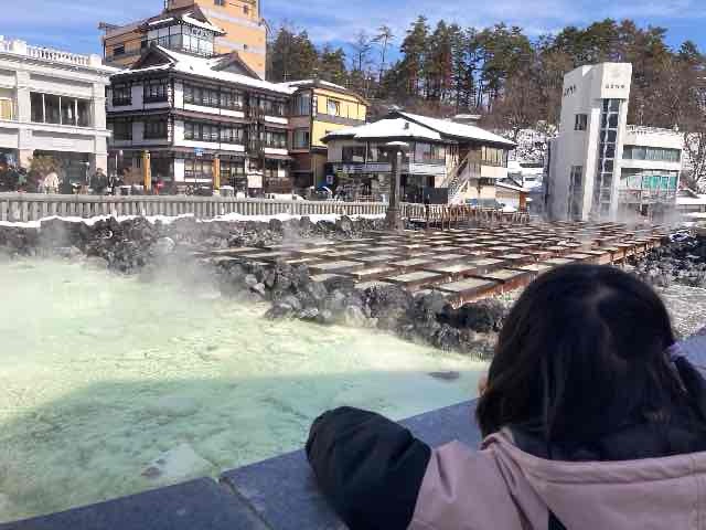 草津温泉の湯畑