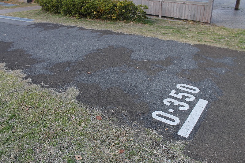 1周350mある遊歩道の様子