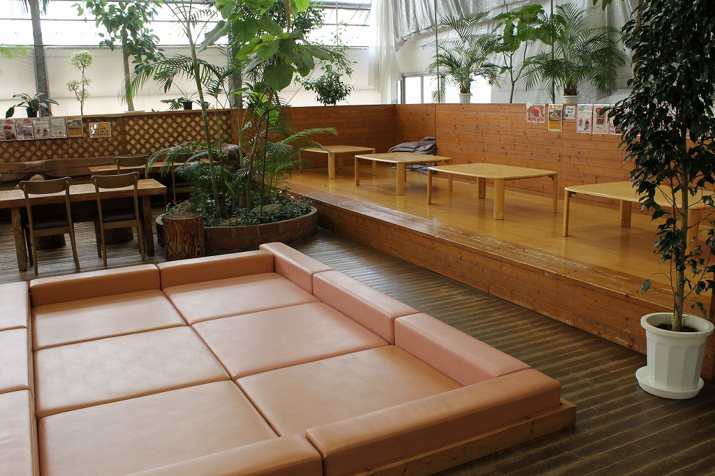 アグリパークの軽食コーナー