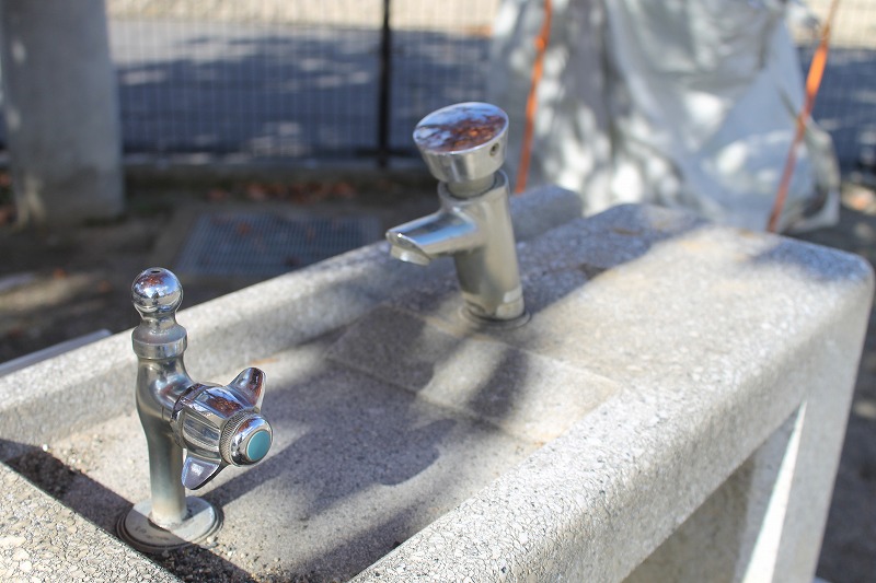 小船山公園、水飲み場は2か所