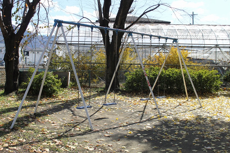 花緑コミュニティパークのブランコ