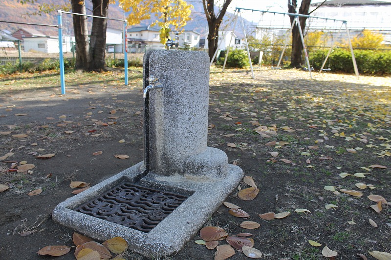 花緑コミュニティパーク、水道と水飲み場
