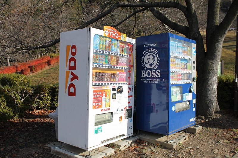 サクラケアパーク、P2横の自動販売機