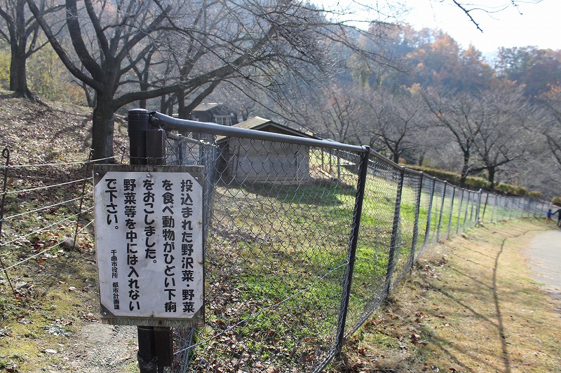 サクラケアパーク、ヤギの注意書き