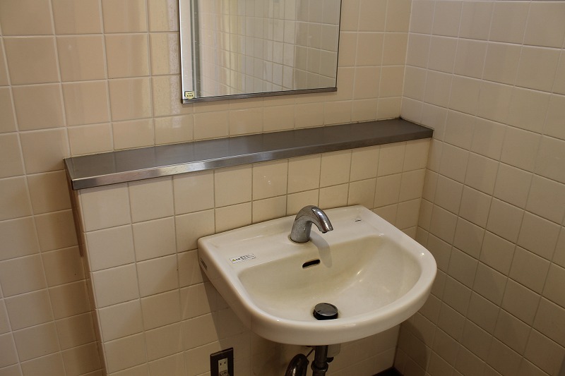 サクラケアパーク、P2の女性トイレ、手洗い