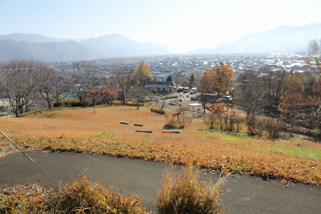 稲荷山公園の芝生エリア