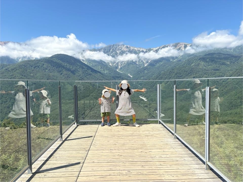 白馬マウンテンハーバーの絶景と子ども