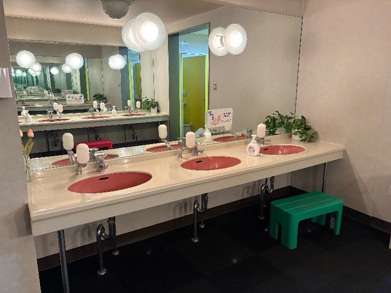 いいずなリゾートスキー場の女性トイレ