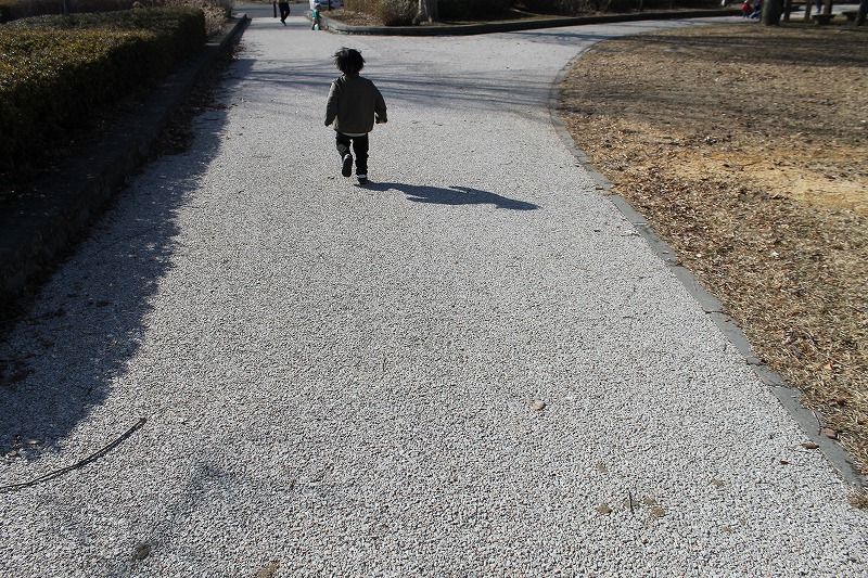 赤沼公園の遊歩道
