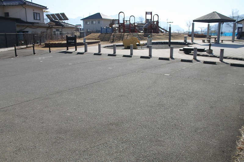 三本木公園普通駐車場の様子