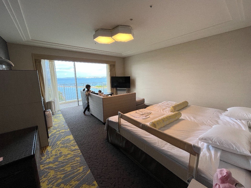 ラグナガーデンホテルのイーストウィング館Bの部屋の様子