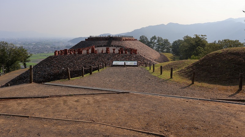 森将軍塚古墳の古墳全体の様子