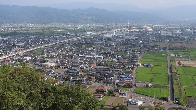 森将軍塚古墳からの絶景